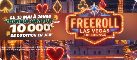 Super Freeroll Las Vegas 10 000€ WSOP sur PMU Play